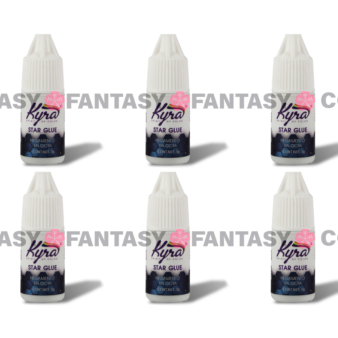SET DE 6 PEGAMENTOS EN GOTA KYRA