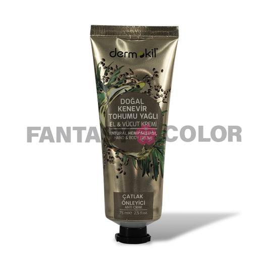 CREMA PARA MANOS Y CUERPO ACEITE DE CAÑAMO 75 ML DERMOKIL