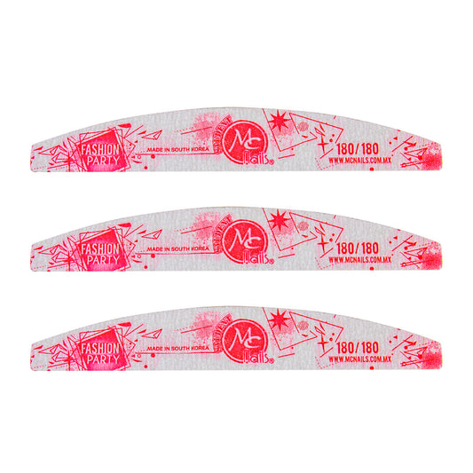 SET DE 3 LIMAS STUDENT 180/180 MC NAILS