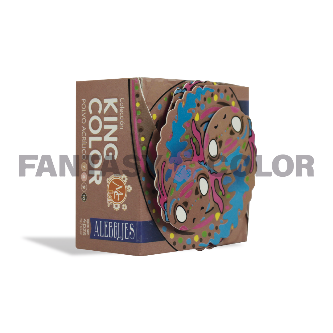 COLECCIÓN 4 ACRILICOS KING COLOR MC NAILS