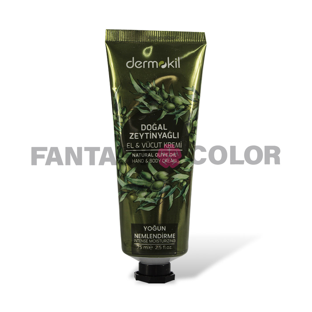 CREMA PARA MANOS Y CUERPO ACEITE DE OLICVA 75 ML DERMOKIL