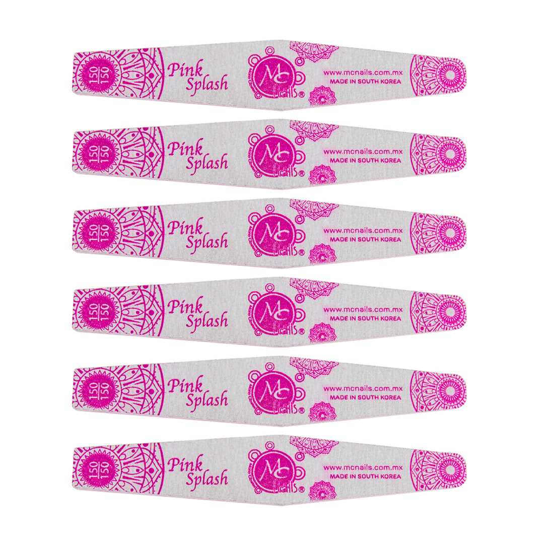 SET DE 6 LIMAS PROFESIONAL 150/150 MC NAILS