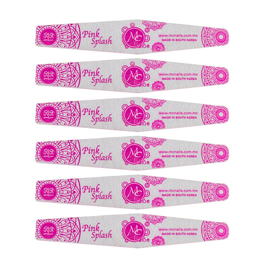 SET DE 6 LIMAS PROFESIONAL 150/150 MC NAILS