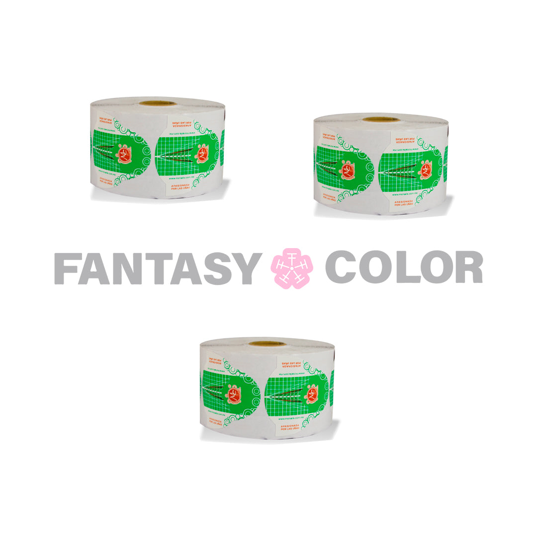 SET DE 3 FORMAS MC VERDE ROLLO 500 PZ