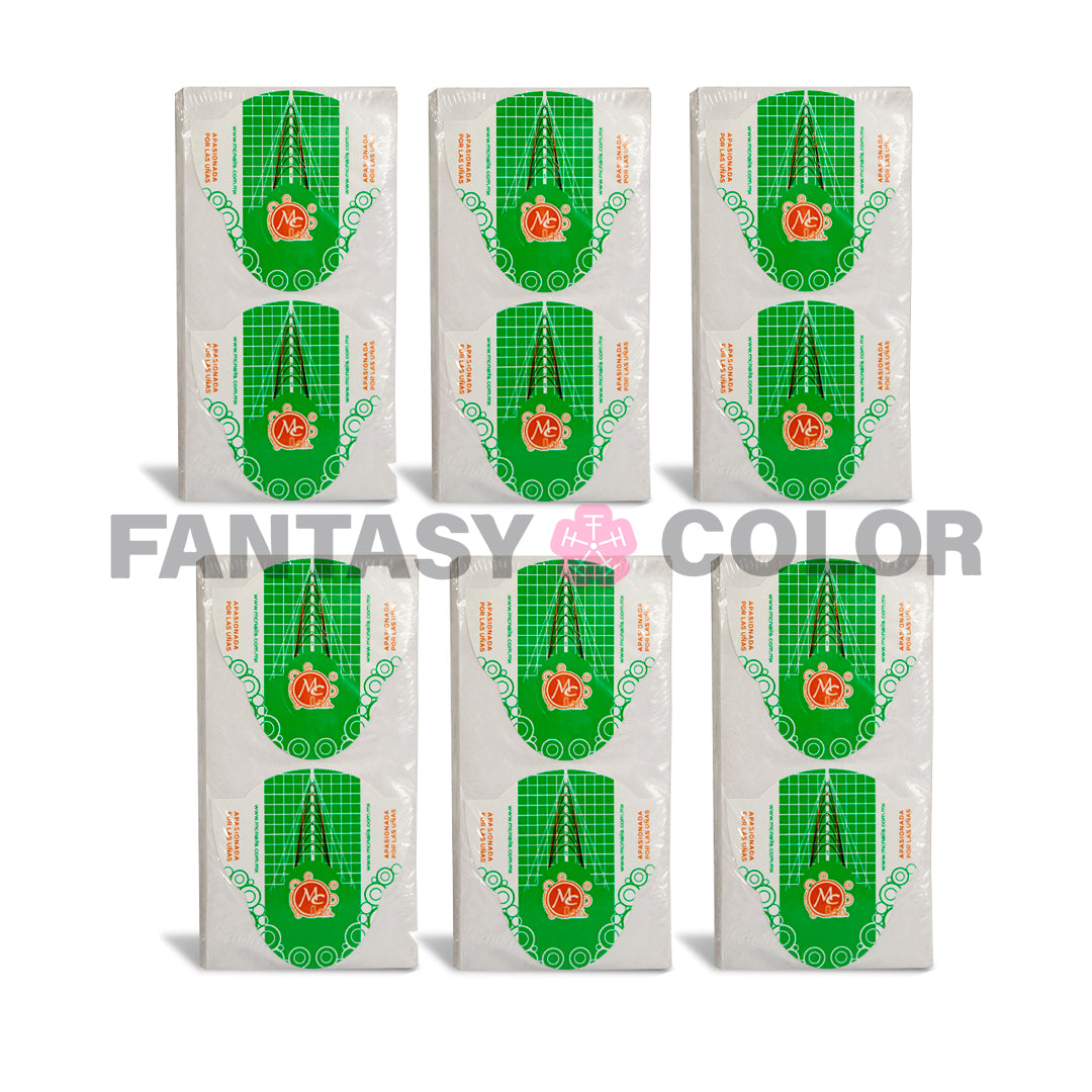 SET DE 6 FORMAS MC VERDE PAQUETES 100 PZ