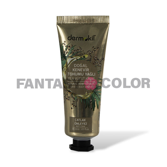 CREMA PARA MANOS Y CUERPO ACEITE DE CAÑAMO 30 ML DERMOKIL