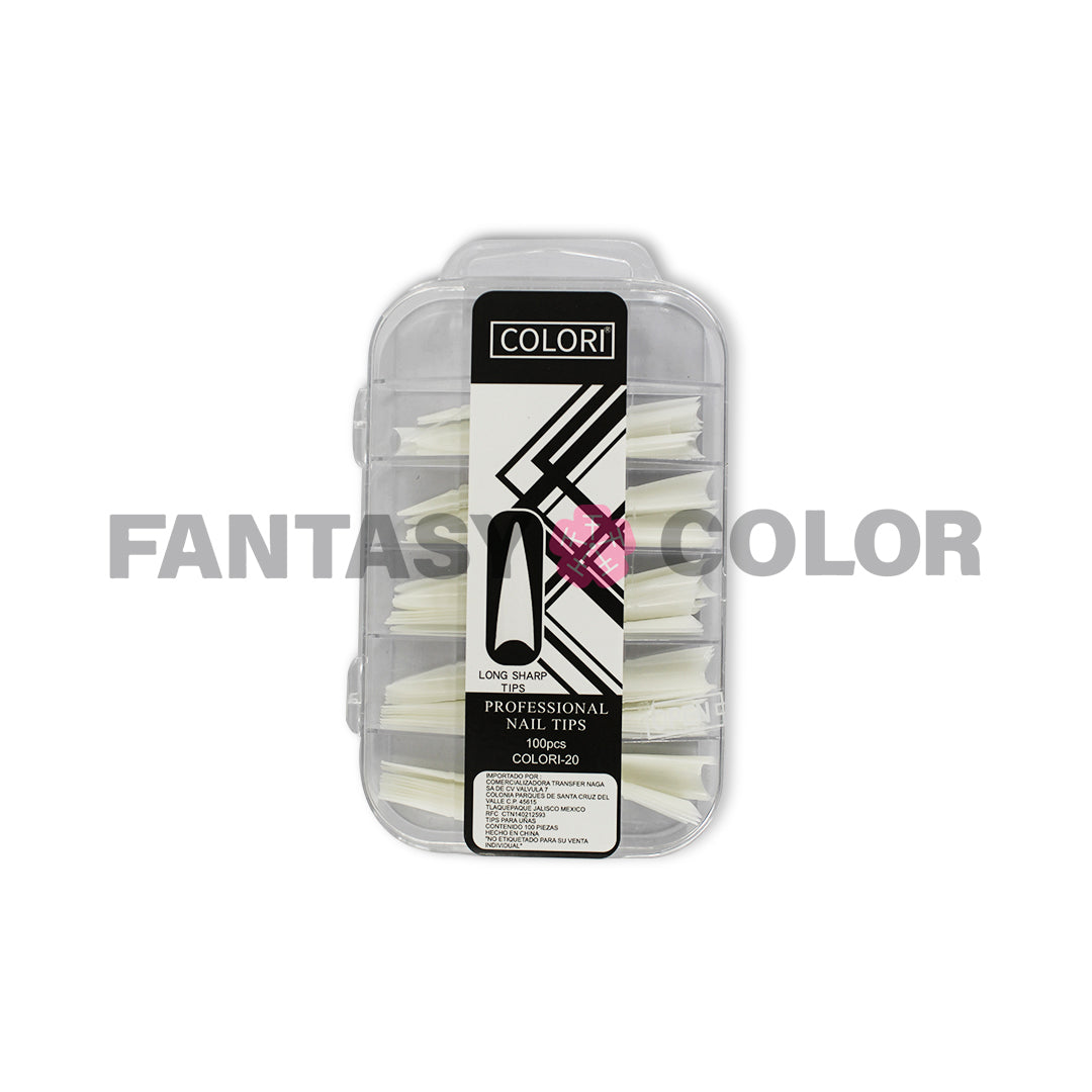 TIPS COLORI C/100 PZ LONG SHARP