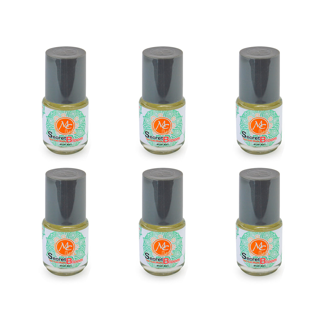 SET DE 6 SECRET BLOOM - TOP COAT MATE MC NAILS