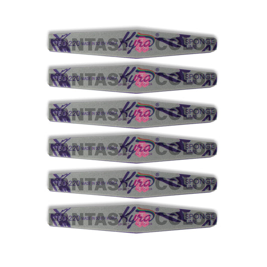 SET DE 6 LIMAS SPONGE 180/220 KYRA