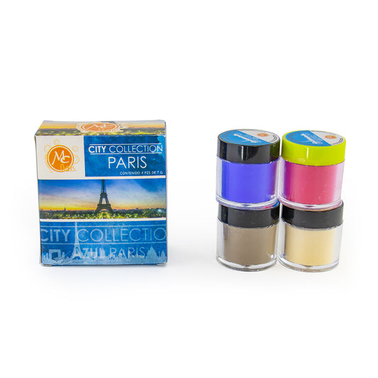 COLECCIÓN 4 ACRILICOS PARIS MC NAILS