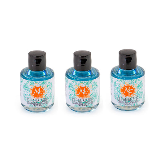 SET DE 3 CLEAN & CARE- LIMPIADOR DE PINCEL MC NAILS