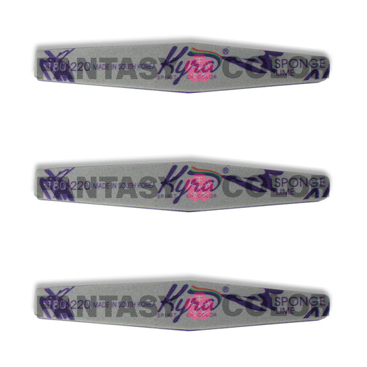 SET DE 3 LIMAS SPONGE 180/220 KYRA
