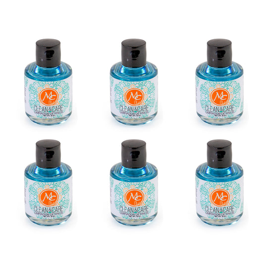 SET DE 6 CLEAN & CARE- LIMPIADOR DE PINCEL MC NAILS