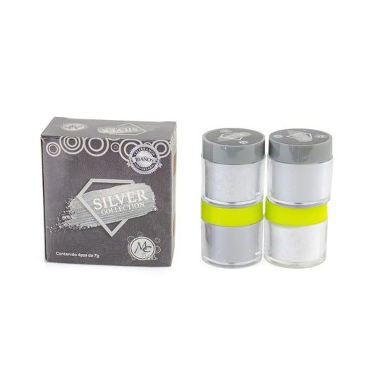COLECCIÓN 4 ACRILICOS SILVER COLECTION MC NAILS