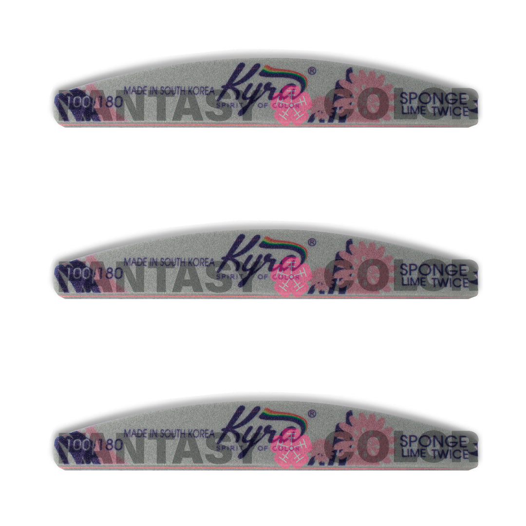 SET DE 3 LIMAS SPONGE 100/180 KYRA