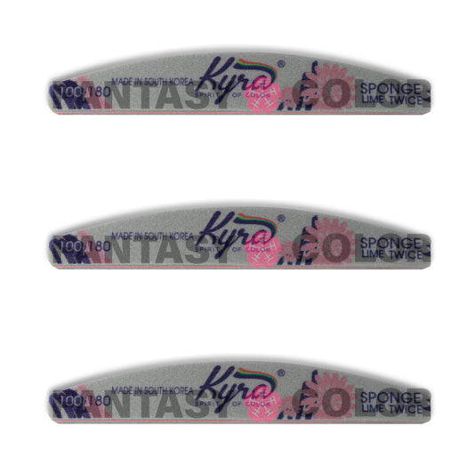 SET DE 3 LIMAS SPONGE 100/180 KYRA