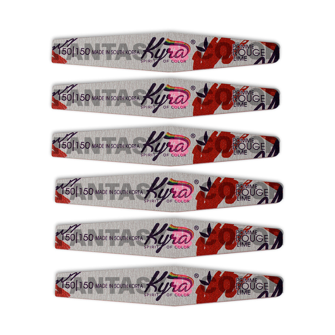 SET DE 6 LIMAS PROFESIONAL 150/150 KYRA