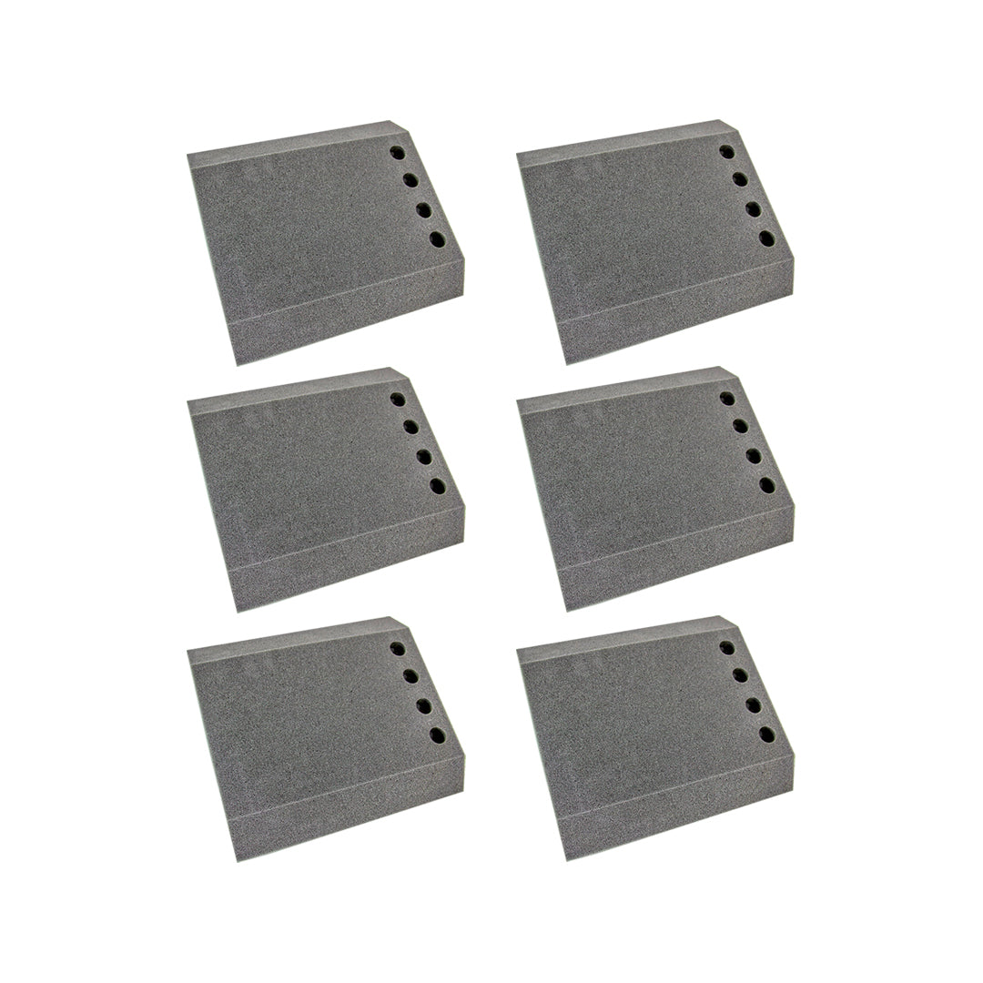 SET DE 6 COJINES PARA MESA GRIS