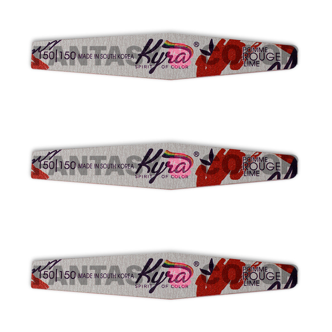 SET DE 3 LIMAS PROFESIONAL 150/150 KYRA