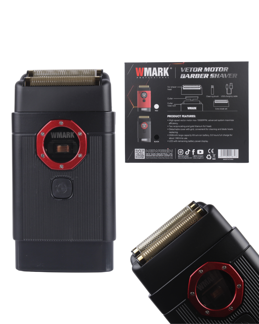 VETOR MOTOR BARBER SHAVER NG-9911 WMARK