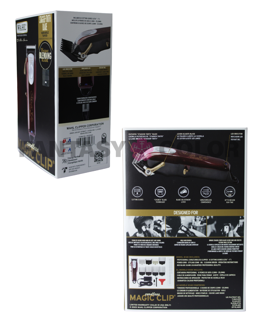 CORDLESS MAQIGC CLIP GUINDA WAHL