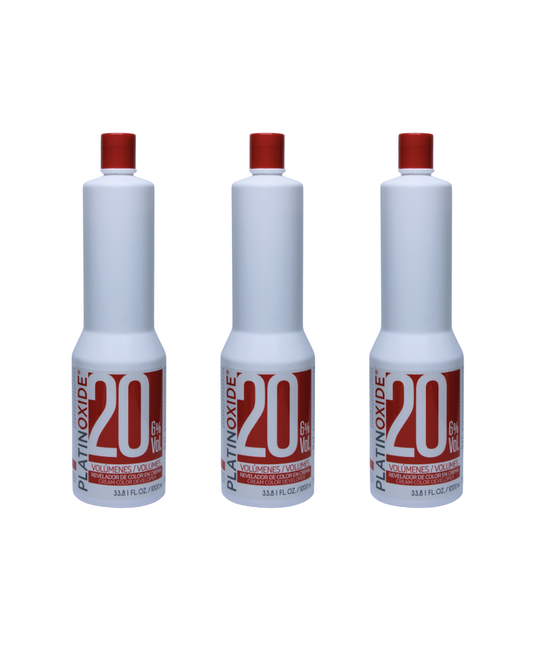 SET DE 3 PEROXIDO 20VOL 1 LT NUTRAPEL