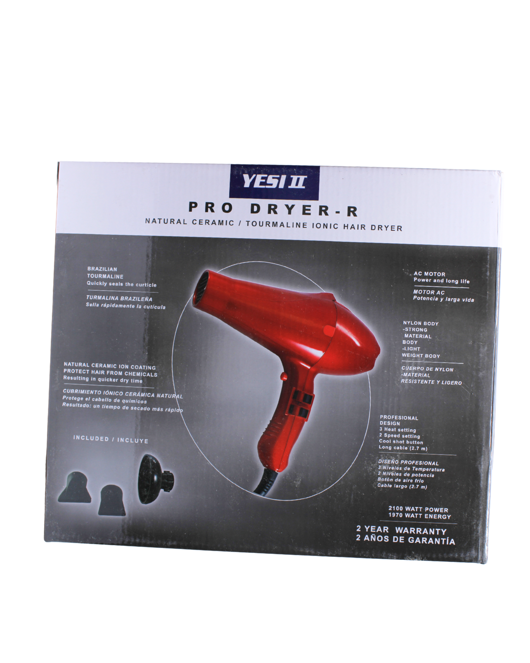 PRO SECADORA DYER IONIC YESI || ROJA