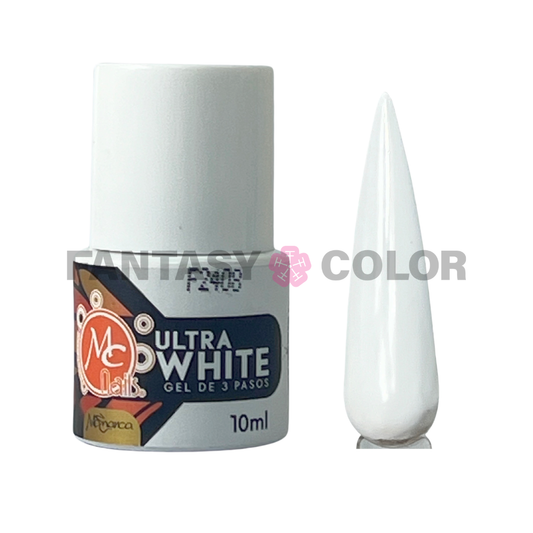GEL 3 PASOS ULTRA WHITE MONARCA MC NAILS