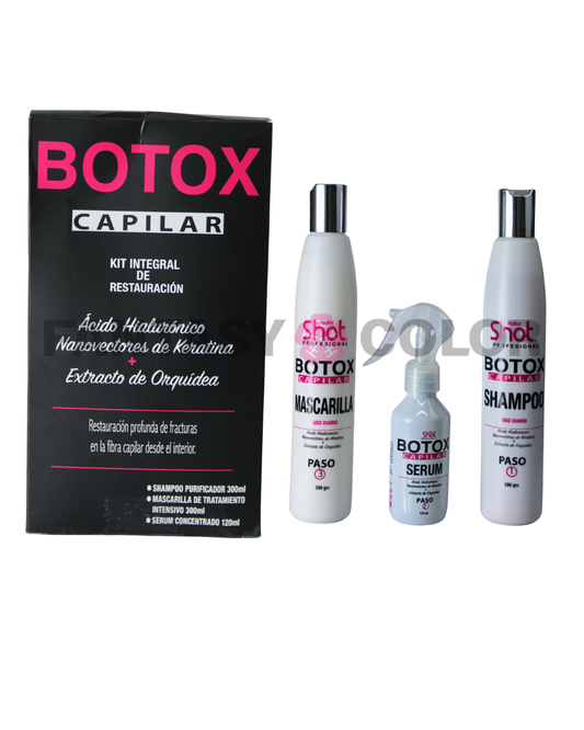 KIT INTEGRAL DE RESTAURACIÓN BOTOX CAPILAR ONE SHOT