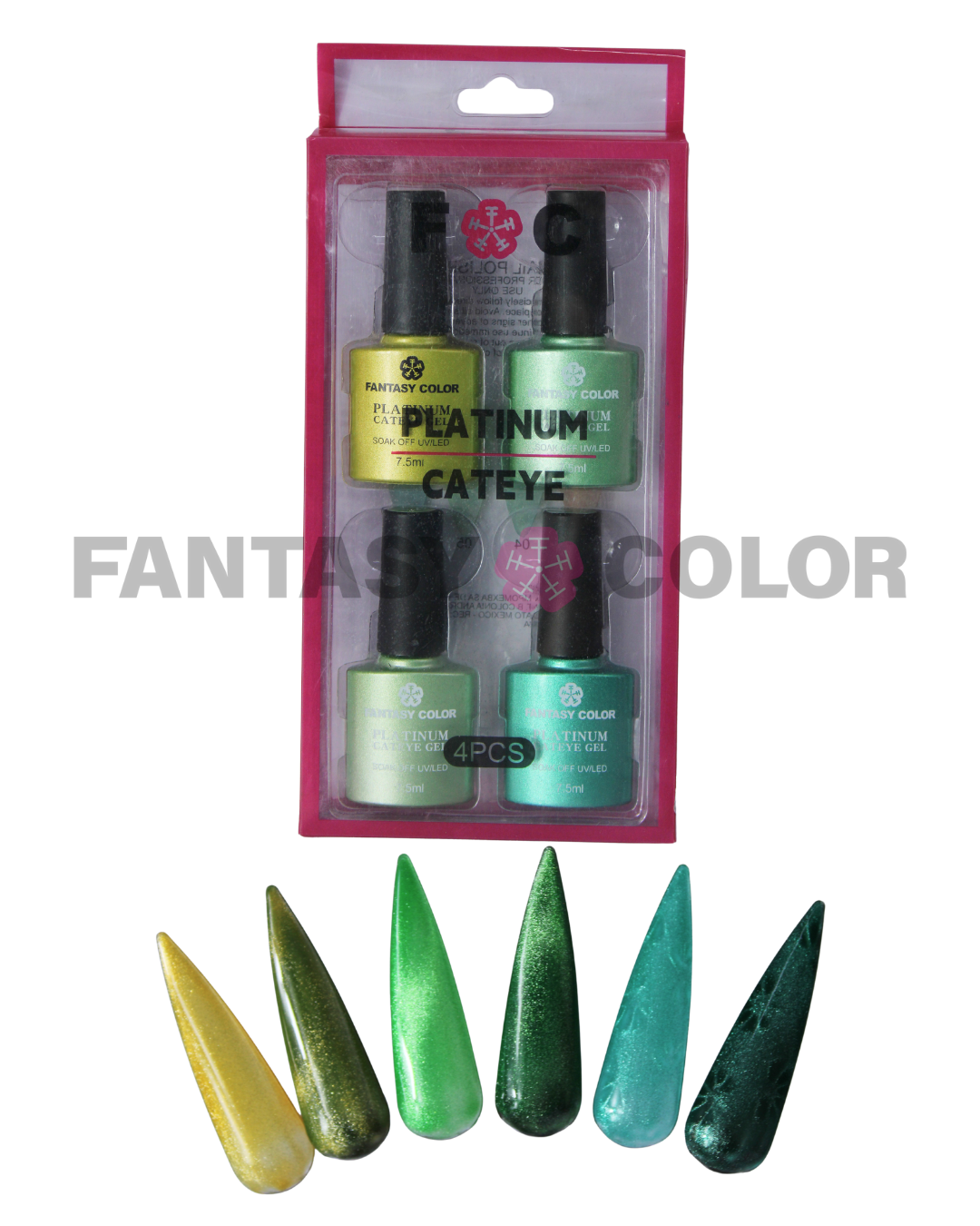 COLECCIONES PLATINUM CAT EYE FANTASY COLOR - 4 VARIACIONES