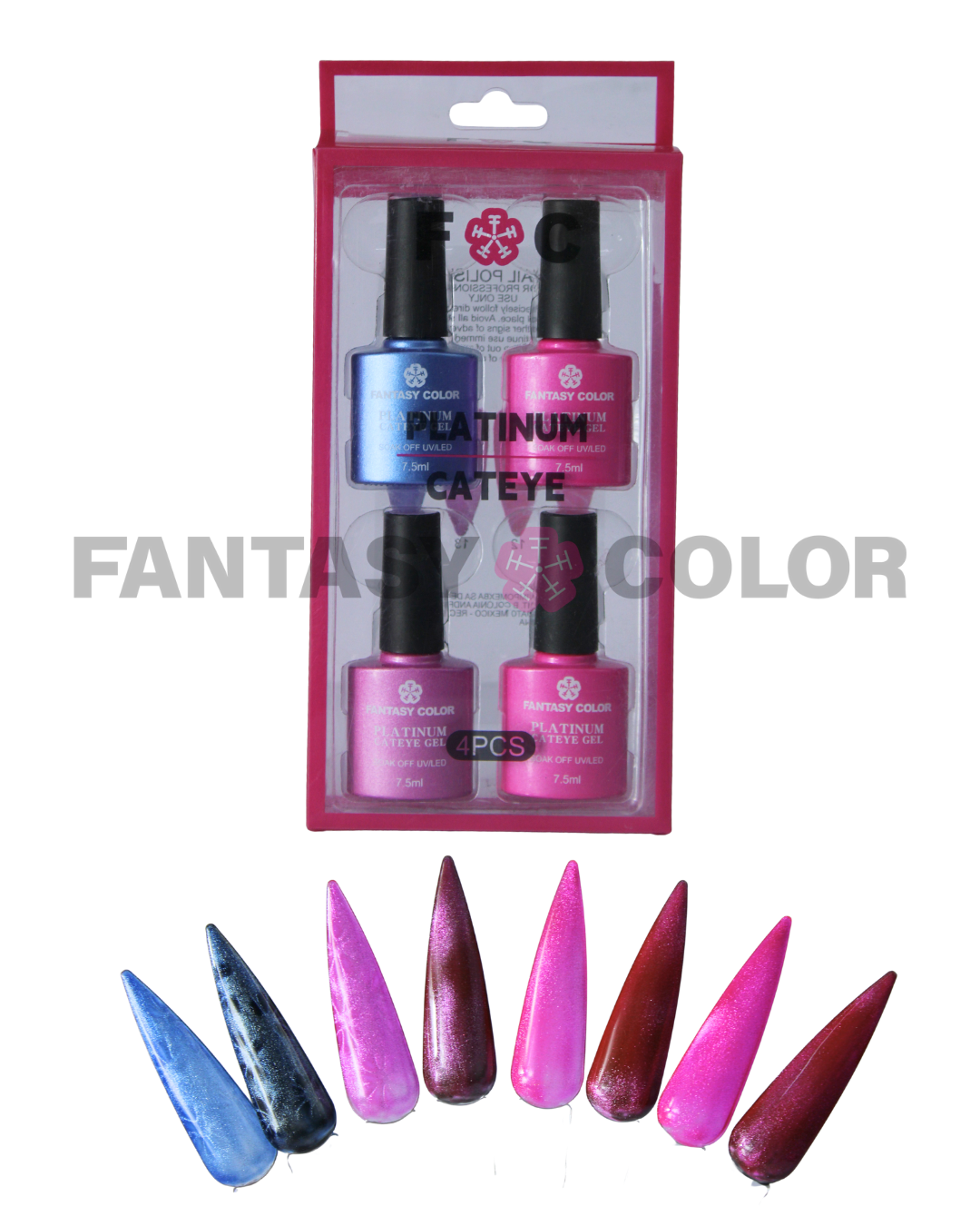 COLECCIONES PLATINUM CAT EYE FANTASY COLOR - 4 VARIACIONES