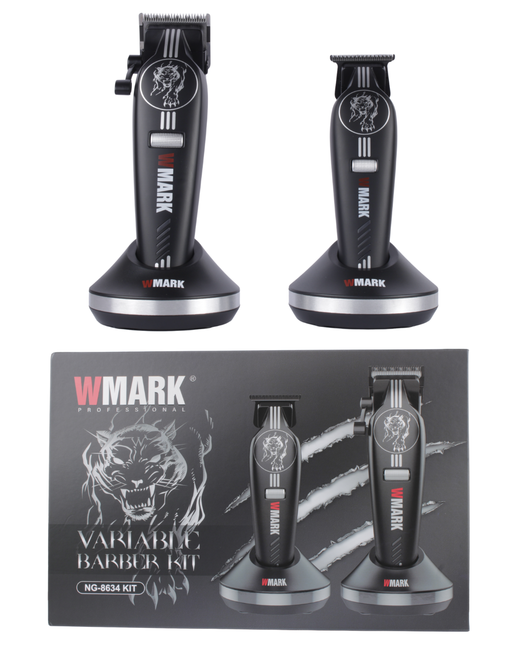 HIGH SPEED METAK HAIR  CLIPPER & TRIMMER SET NG-8634 KIT WMARK