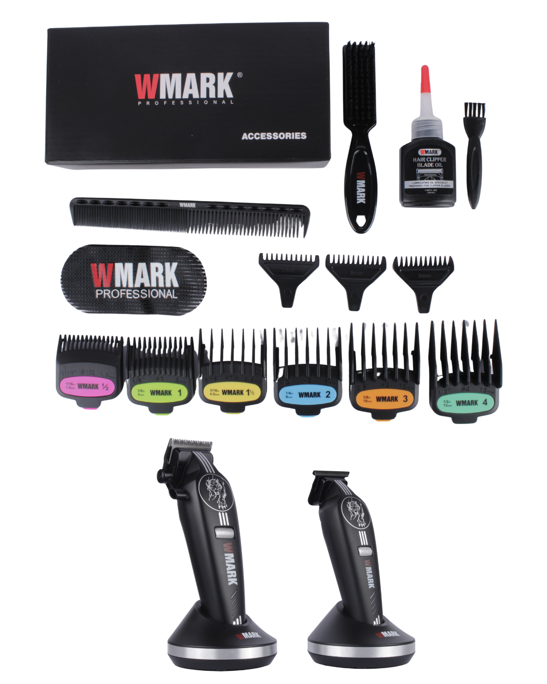 HIGH SPEED METAK HAIR  CLIPPER & TRIMMER SET NG-8634 KIT WMARK
