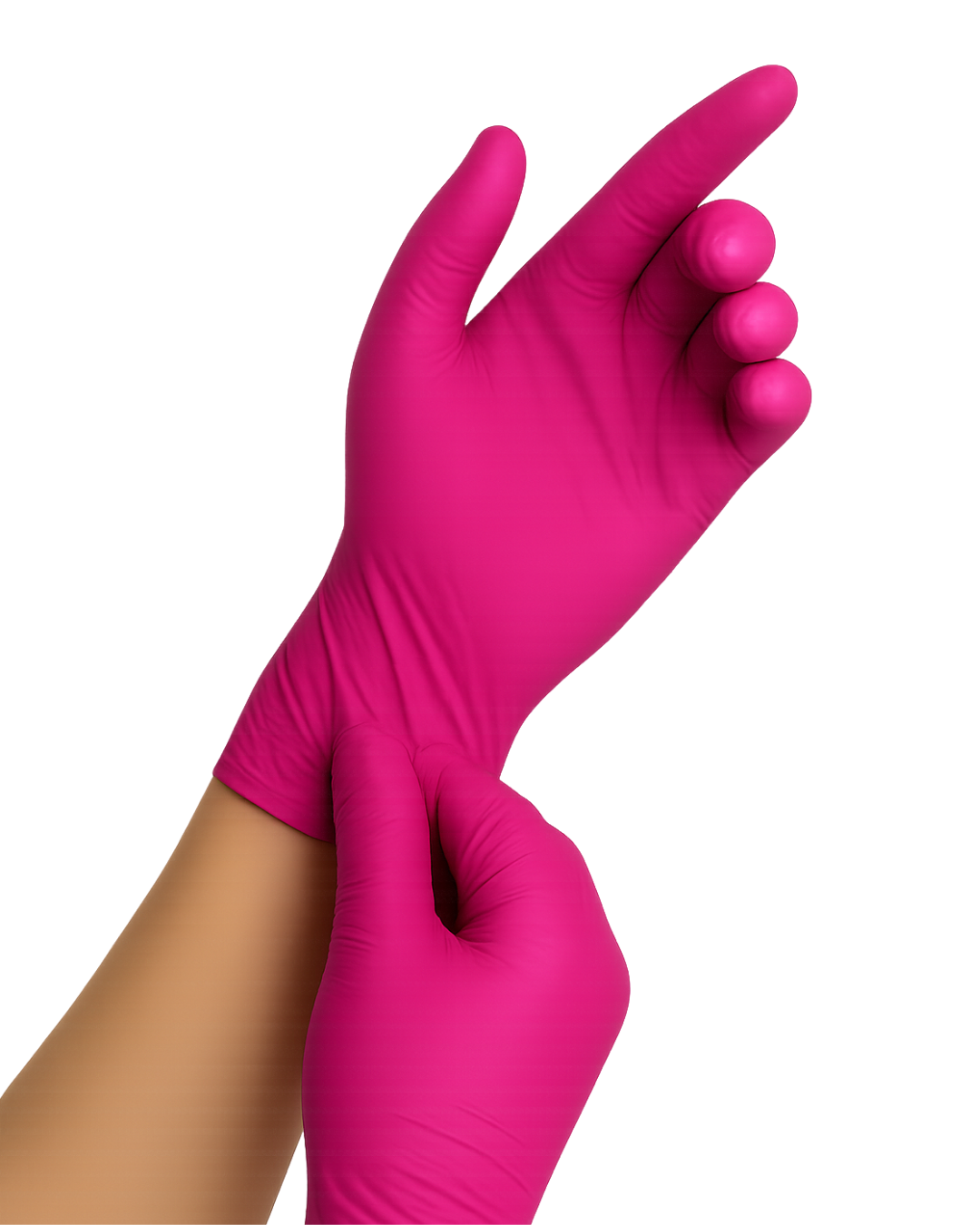 GUANTES DE NITRILO 100 PZ BAREGK - 5 COLORES