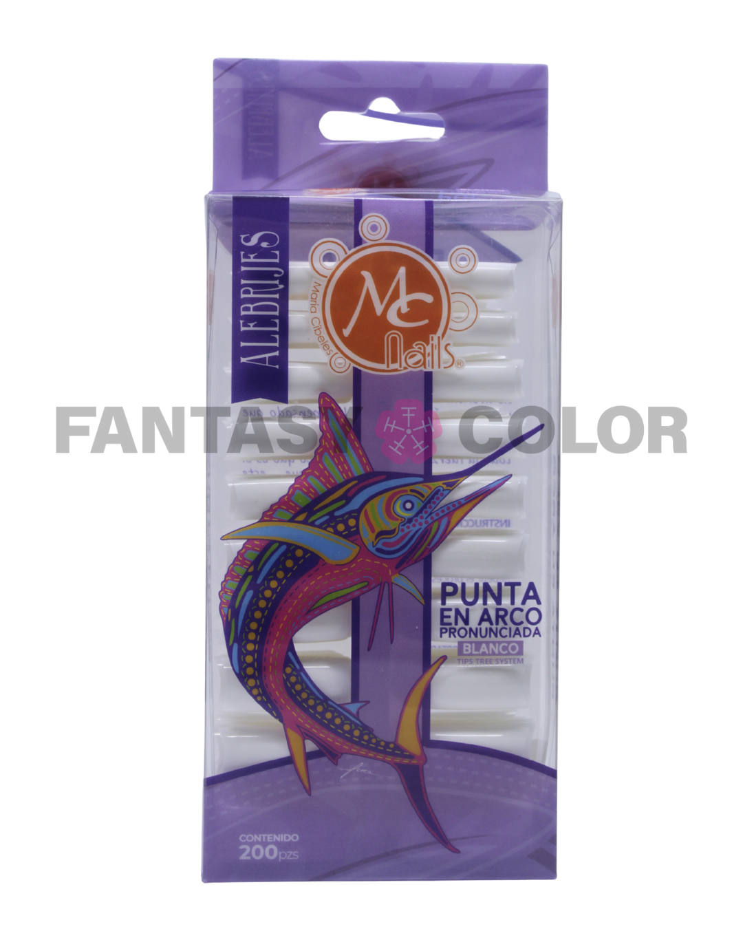 TIPS TREE SYSTEM PUNTA EN ARCO 200 PIEZAS