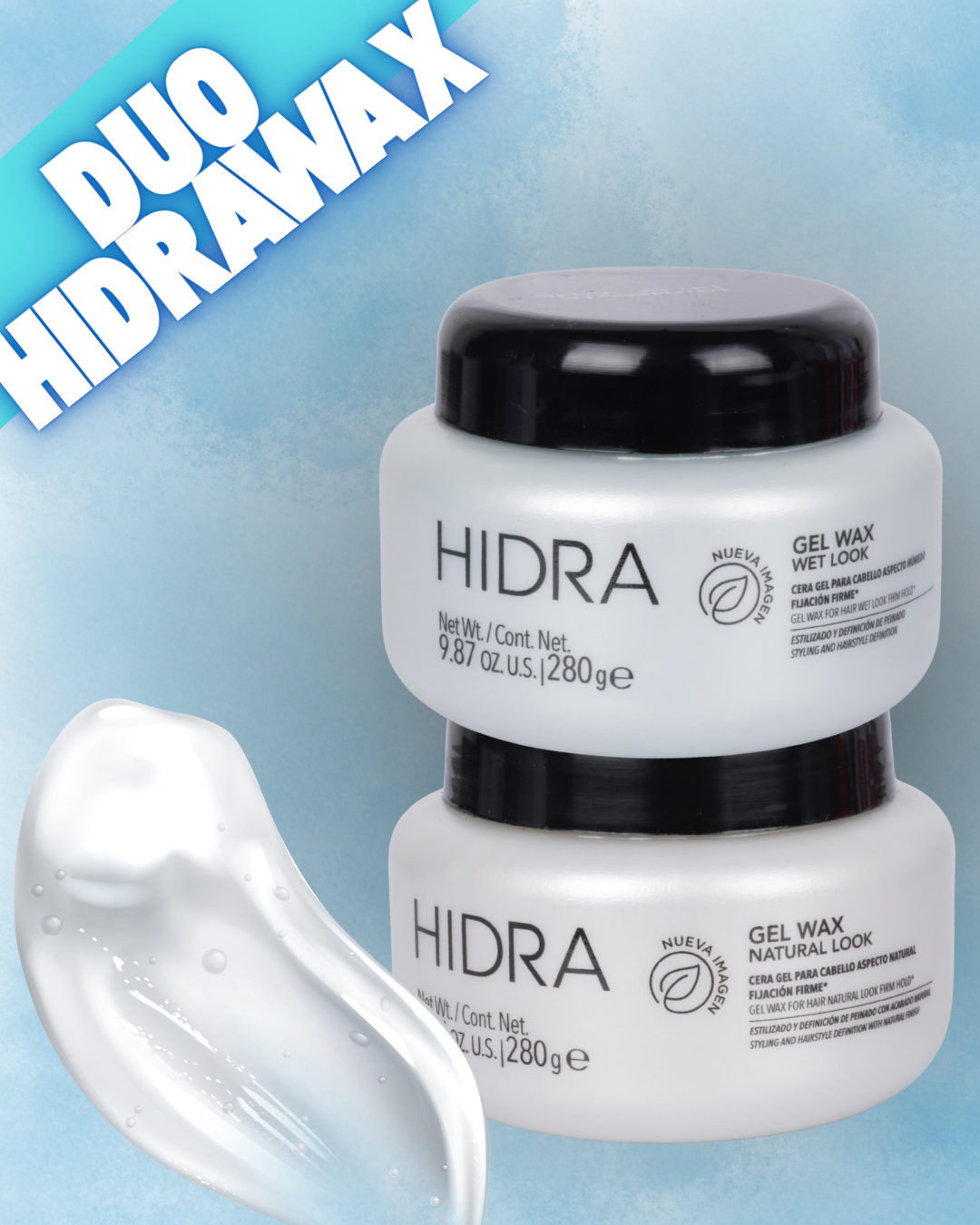 DUO HIDRAWAX - CERA GEL HUMEDO/NORMAL