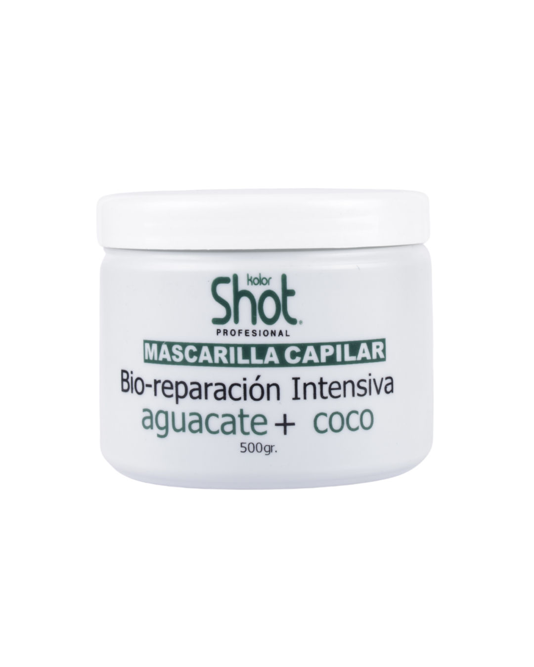 BIO REPARACIÓN INTENSIVA AGUACATE+COCO MASCARILLA 500 GR KOLOR SHOT