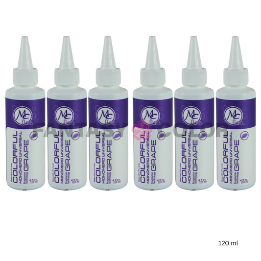 SET DE 6 MONOMEROS COLORFUL GRAPE 120 ML
