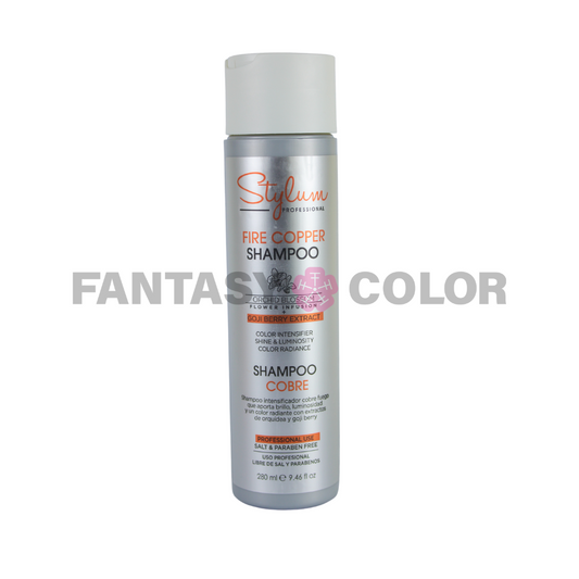 SHAMPOOO MATIZADOR COBRE - RADIANTE Y PROTECCIÓN STYLUM