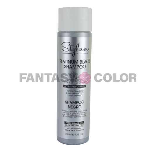 SHAMPOOO MATIZADOR NEGRO - RADIANTE Y PROTECCIÓN STYLUM