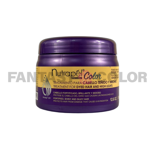 MASCARILLA PARA CABELLO TEÑIDO Y MECHAS 360 GR NUTRAPEL
