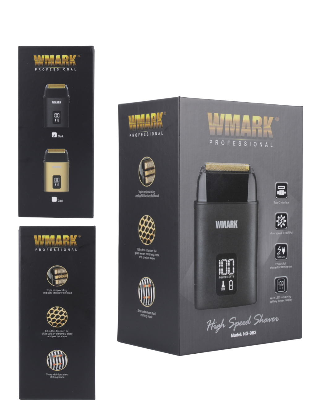HIGH SPEED SHAVER NG-983 WMARK