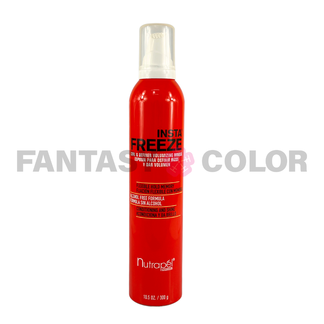 Mousse insta freeze nutrapel 300 g fantasy color