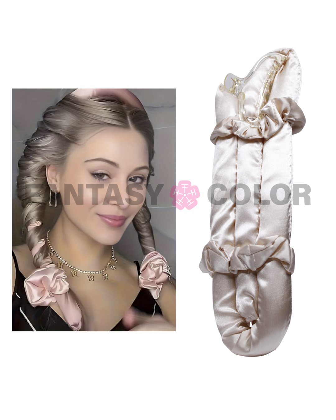 KIT TUBO RIZADO SIN CALOR CON PINZA - 3 VARIANTES