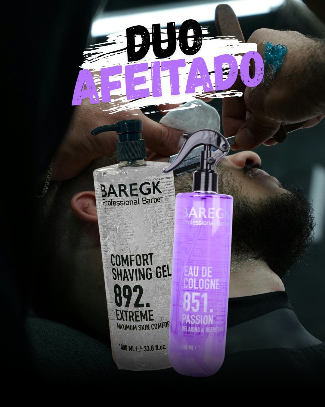 DUO AFEITADO COMFORT BAREGK / 2 OPCIONES