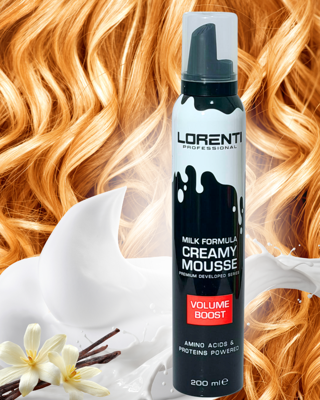 MOUSSE CREAMY MILK 200 ML LORENTI