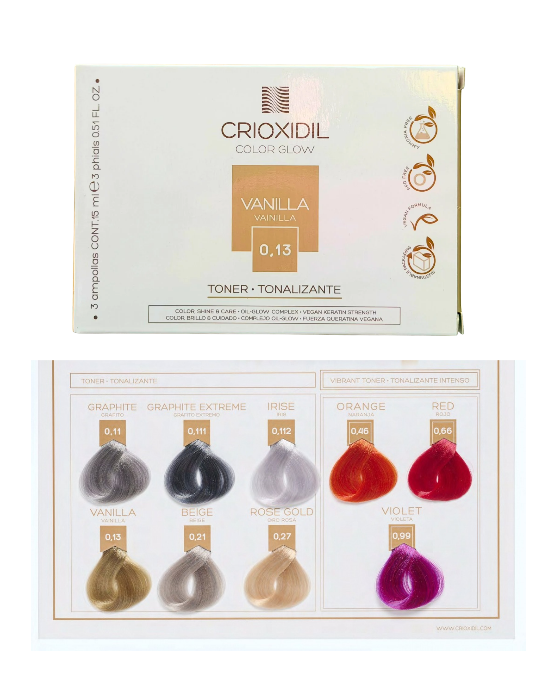 TONALIZANTE COLOR GLOW ALEA - 5 TONOS DISPONIBLES