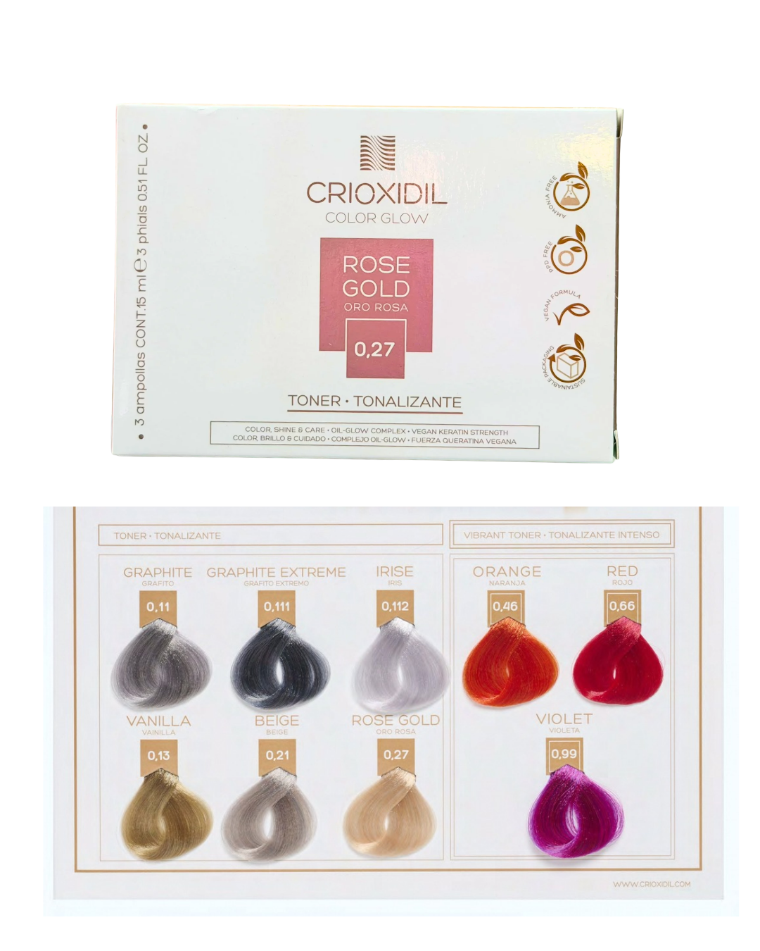 TONALIZANTE COLOR GLOW ALEA - 5 TONOS DISPONIBLES