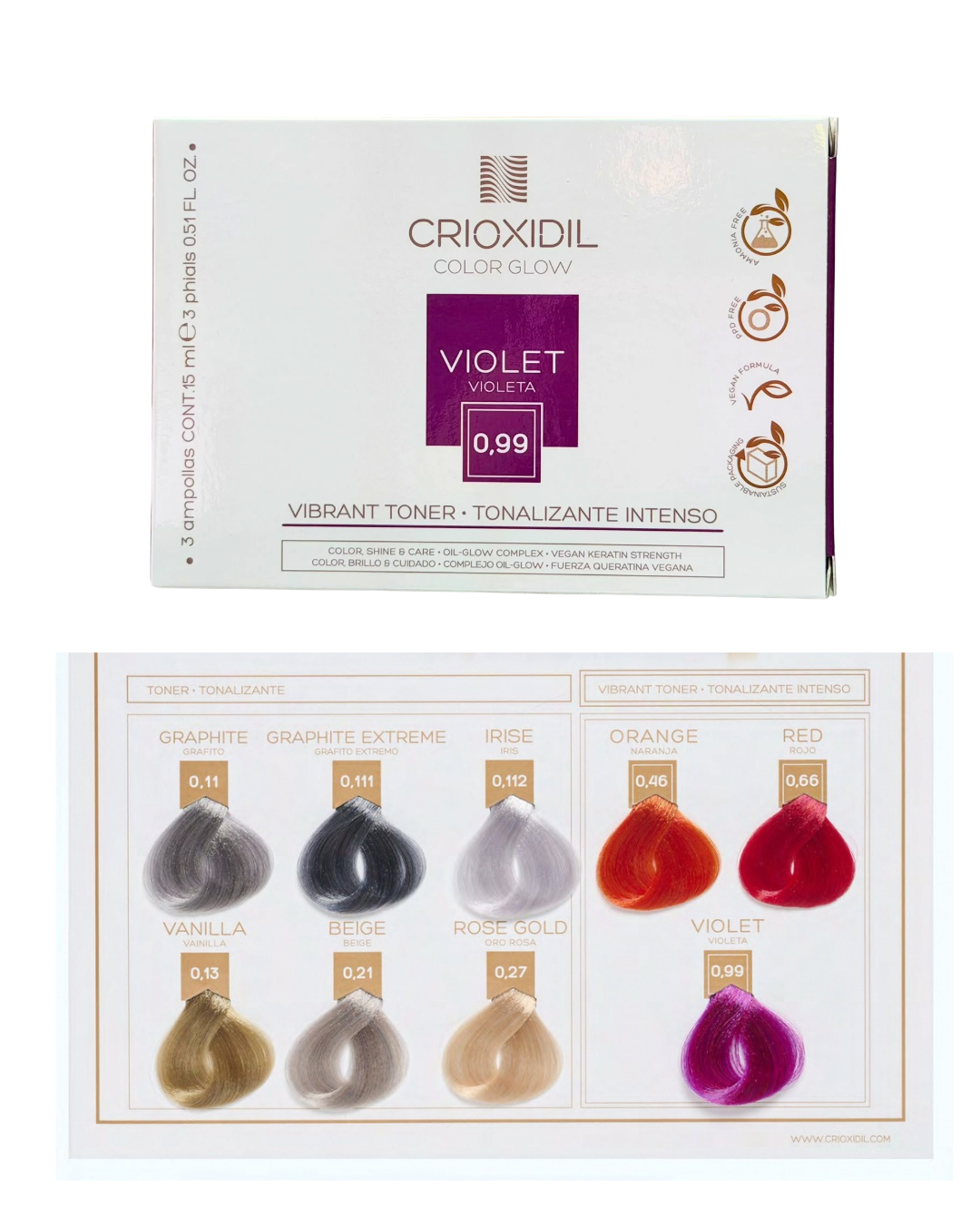 TONALIZANTE COLOR GLOW ALEA - 5 TONOS DISPONIBLES