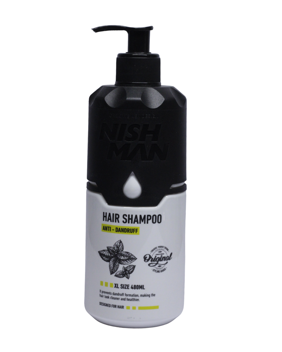 HAIR SHAMPOO/ANTICAIDA/ANTICASPA/AJO 480 ML NISHMAN